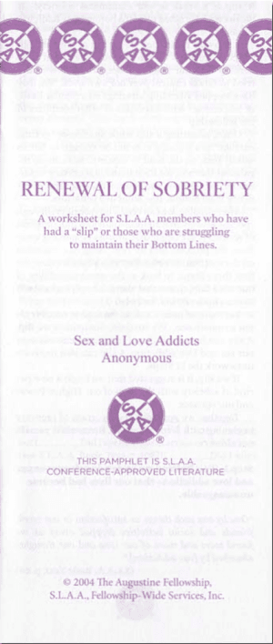 Renewal Of Sobriety